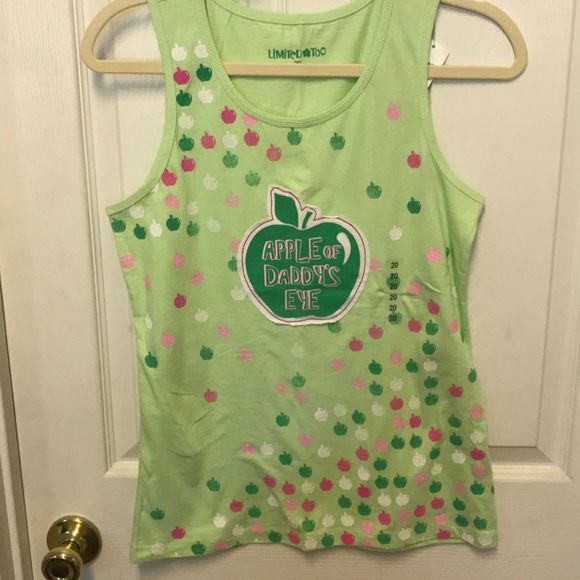 (Tween) Green apple of daddy’s eye tank - Picture 1 of 4